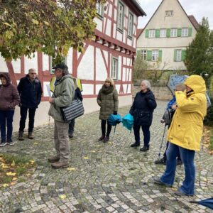 50 Jahre Enzkreis: LandFrauen Mühlhausen: Dorfführung